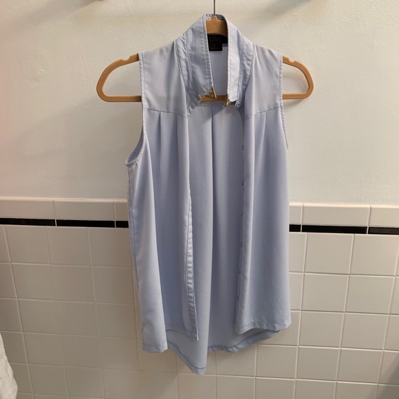 Ovi Tops - OVI Button down tank top